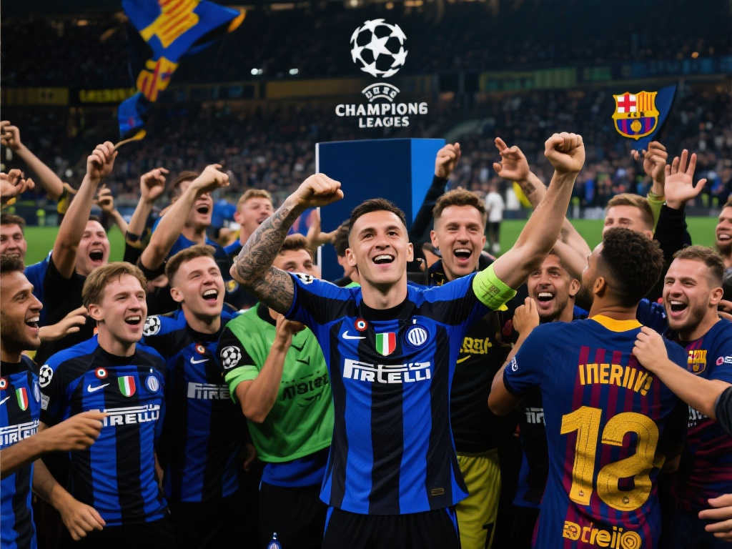 主场力克巴萨,三年两入欧冠决赛!国米挑战皇马 主场力克巴萨,三年两入欧冠决赛!国米挑战皇马